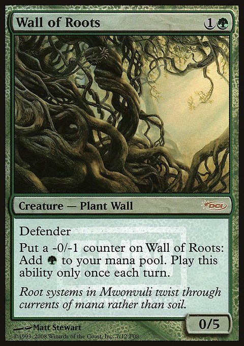 Wall of Roots, Friday Night Magic 2008 #7, Magic: The Gathering card