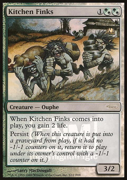 Kitchen Finks, Friday Night Magic 2009 #3, Magic: The Gathering card