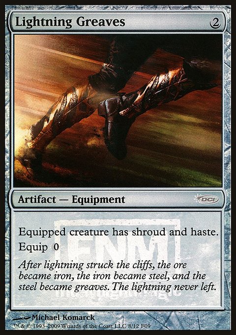 Lightning Greaves, Friday Night Magic 2009 #8, Magic: The Gathering card