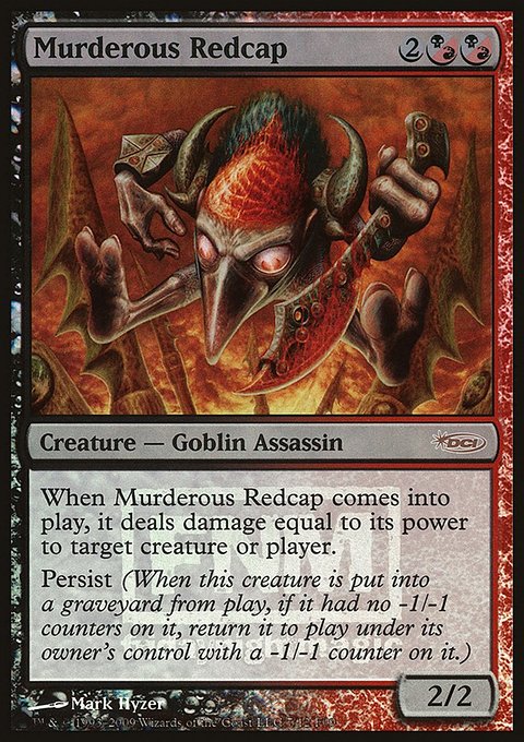 Murderous Redcap, Friday Night Magic 2009 #7, Magic: The Gathering card
