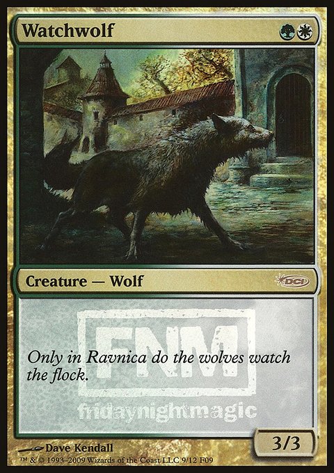 Watchwolf, Friday Night Magic 2009 #9, Magic: The Gathering card