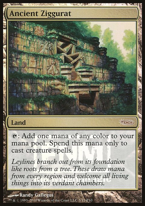 Ancient Ziggurat, Friday Night Magic 2010 #3, Magic: The Gathering card