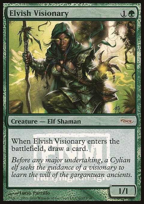 Elvish Visionary, Friday Night Magic 2010 #6, Magic: The Gathering card