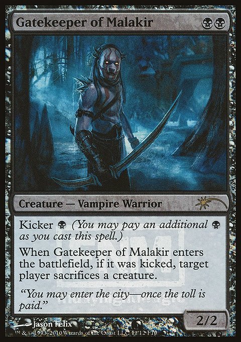 Gatekeeper of Malakir, Friday Night Magic 2010 #11, Magic: The Gathering card