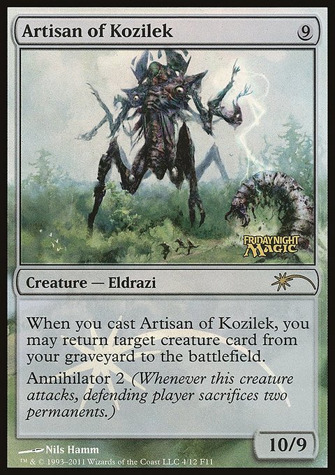Artisan of Kozilek, Friday Night Magic 2011 #4, Magic: The Gathering card
