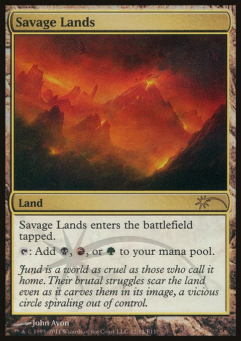 Savage Lands, Friday Night Magic 2011 #12, Magic: The Gathering card