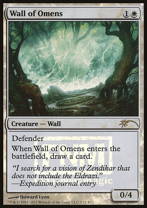 Wall of Omens, Friday Night Magic 2011 #3, Magic: The Gathering card