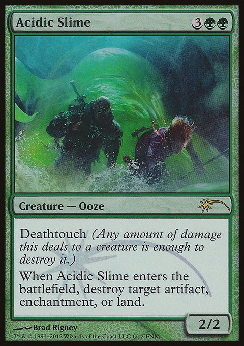 Acidic Slime, Friday Night Magic 2012 #6, Magic: The Gathering card