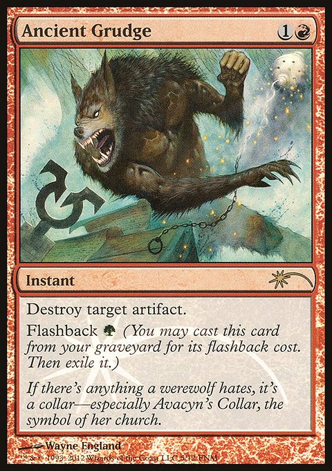 Ancient Grudge, Friday Night Magic 2012 #5, Magic: The Gathering card