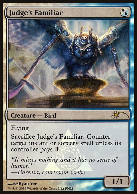 Judge's Familiar, Friday Night Magic 2013 #5, Magic: The Gathering card