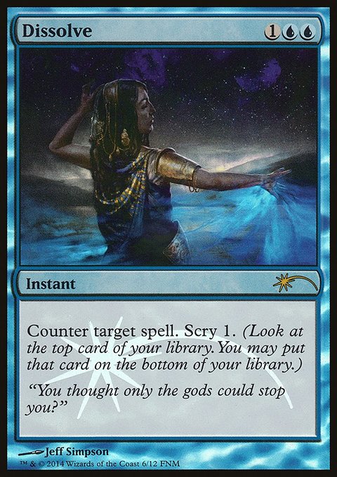Dissolve, Friday Night Magic 2014 #6, Magic: The Gathering card