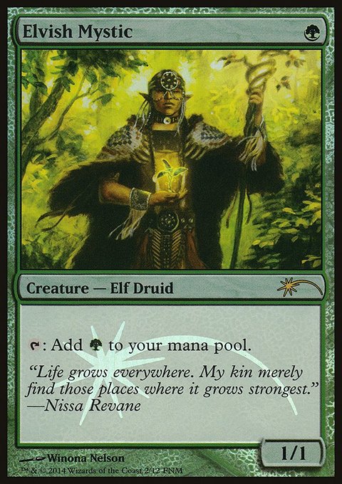 Elvish Mystic, Friday Night Magic 2014 #2, Magic: The Gathering card