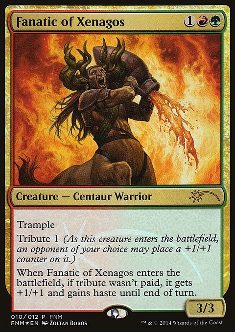 Fanatic of Xenagos, Friday Night Magic 2014 #10, Magic: The Gathering card