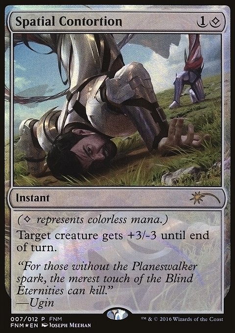 Spatial Contortion, Friday Night Magic 2016 #7, Magic: The Gathering card