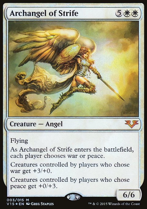 Archangel of Strife, From the Vault: Angels #3, Magic: The Gathering card