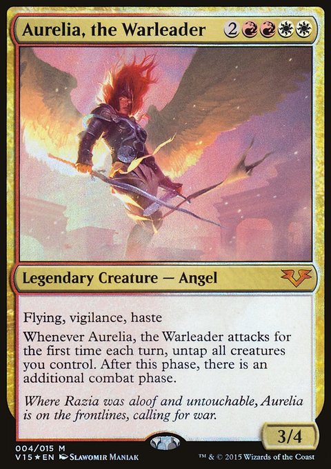 Aurelia, the Warleader, From the Vault: Angels #4, Magic: The Gathering card