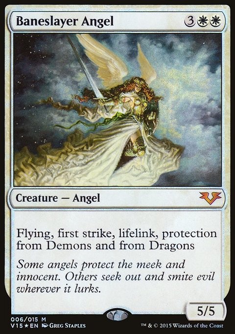 Baneslayer Angel, From the Vault: Angels #6, Magic: The Gathering card