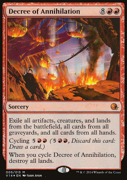 Decree of Annihilation, From the Vault: Annihilation #5, Magic: The Gathering card