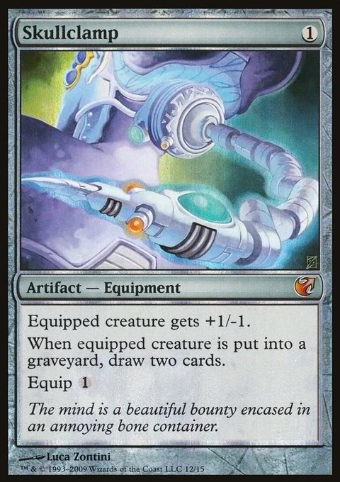 Skullclamp, From the Vault: Exiled #12, Magic: The Gathering card