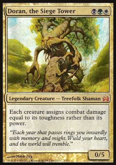 Doran, the Siege Tower, From the Vault: Legends #3, Magic: The Gathering card