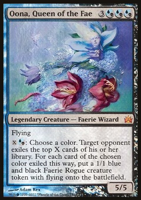 Oona, Queen of the Fae, From the Vault: Legends #8, Magic: The Gathering card