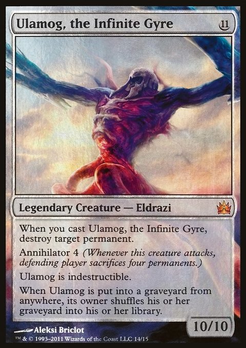 Ulamog, the Infinite Gyre, From the Vault: Legends #14, Magic: The Gathering card