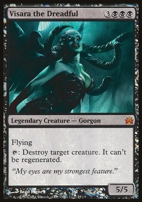 Visara the Dreadful, From the Vault: Legends #15, Magic: The Gathering card