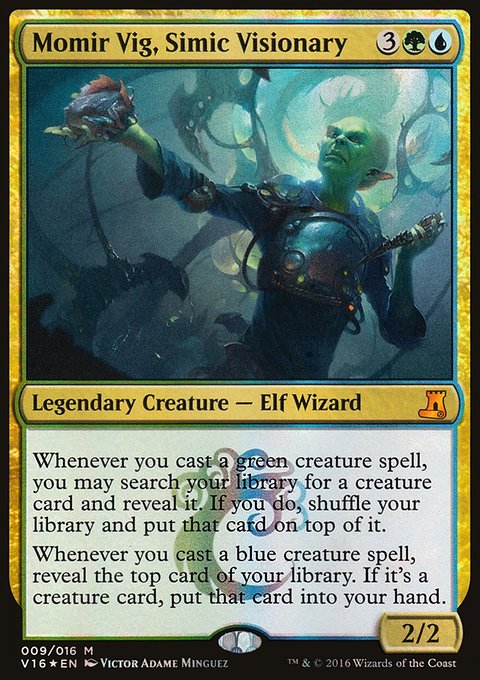 Momir Vig, Simic Visionary, From the Vault: Lore #9, Magic: The Gathering card