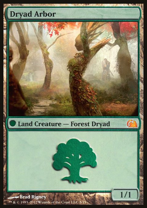 Dryad Arbor, From the Vault: Realms #5, Magic: The Gathering card