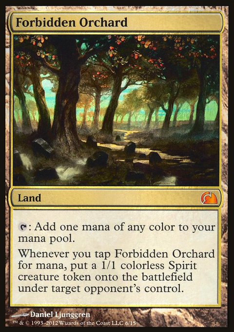 Forbidden Orchard, From the Vault: Realms #6, Magic: The Gathering card