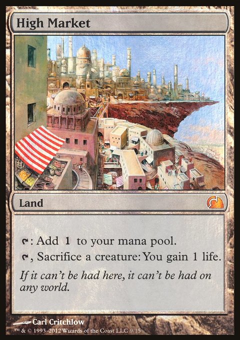 High Market, From the Vault: Realms #9, Magic: The Gathering card
