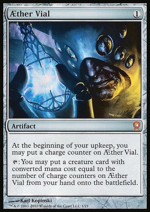 Aether Vial, From the Vault: Relics #1, Magic: The Gathering card
