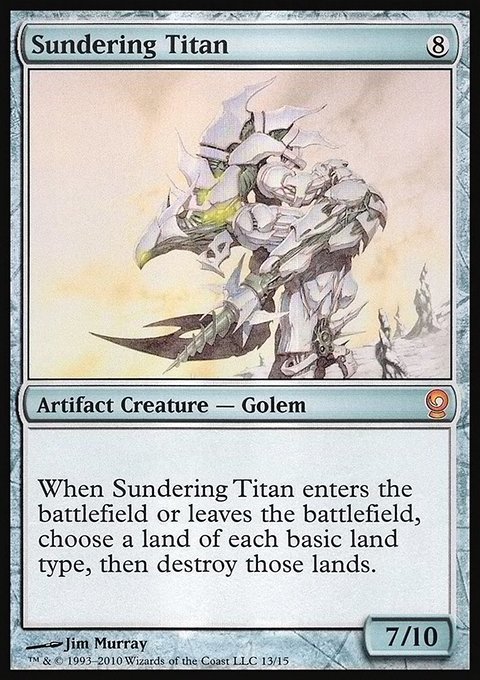 Sundering Titan, From the Vault: Relics #13, Magic: The Gathering card