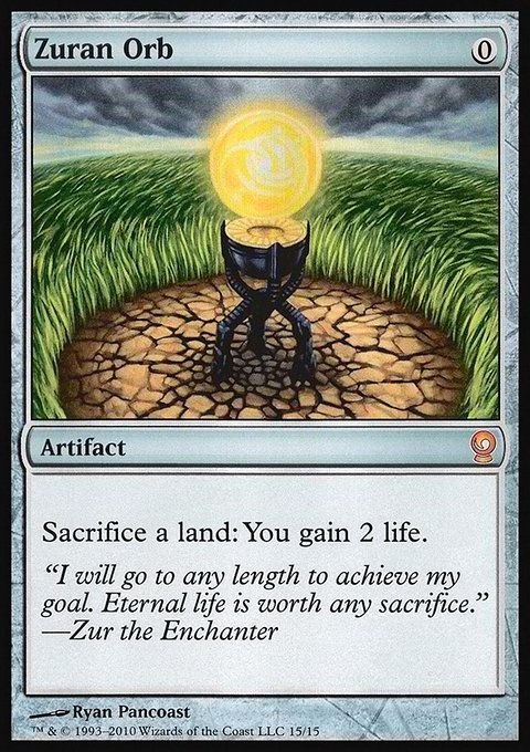 Zuran Orb, From the Vault: Relics #15, Magic: The Gathering card