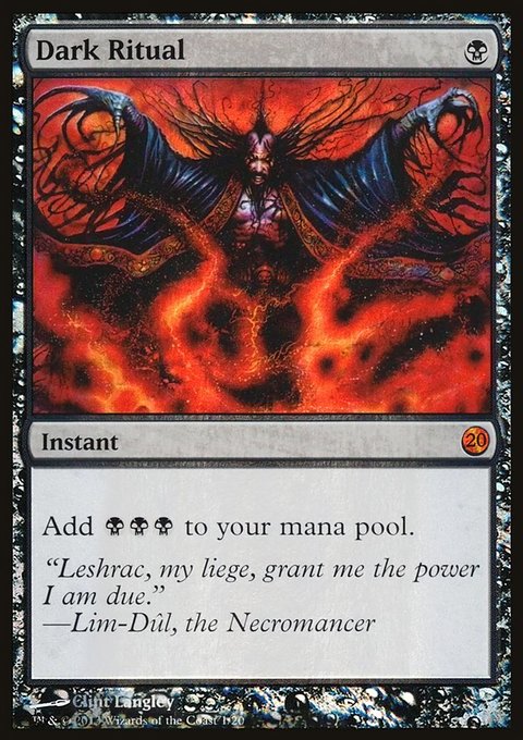 Dark Ritual, From the Vault: Twenty #1, Magic: The Gathering card