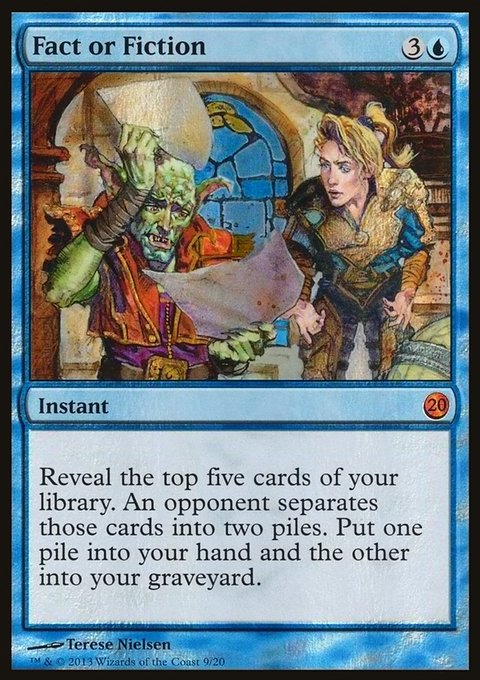 Fact or Fiction, From the Vault: Twenty #9, Magic: The Gathering card