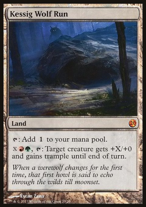 Kessig Wolf Run, From the Vault: Twenty #20, Magic: The Gathering card