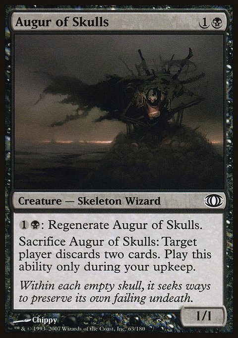 Augur of Skulls, Future Sight #63, Magic: The Gathering card