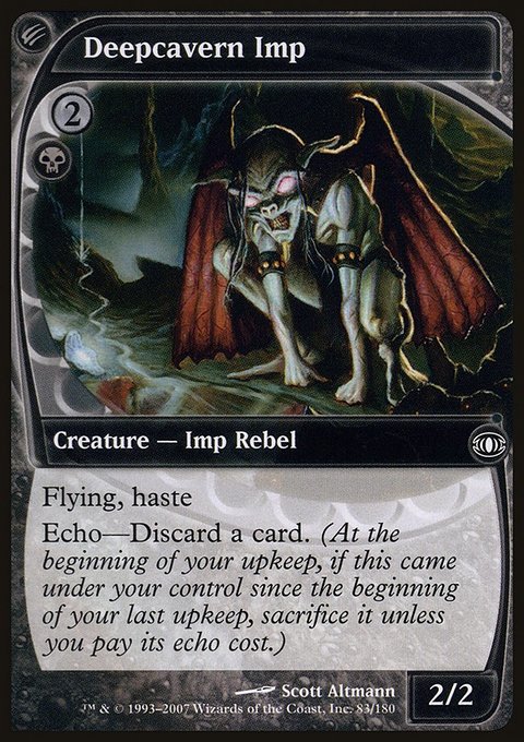 Deepcavern Imp, Future Sight #83, Magic: The Gathering card