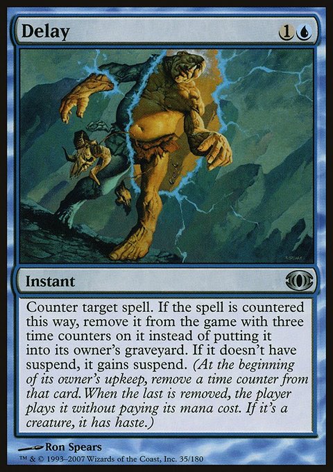 Delay, Future Sight #35, Magic: The Gathering card
