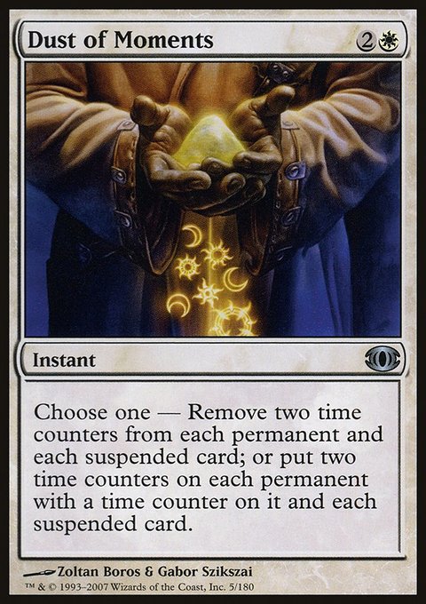 Dust of Moments, Future Sight #5, Magic: The Gathering card