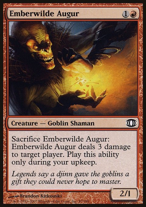 Emberwilde Augur, Future Sight #97, Magic: The Gathering card