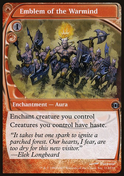 Emblem of the Warmind, Future Sight #112, Magic: The Gathering card