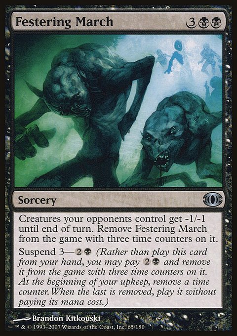 Festering March, Future Sight #65, Magic: The Gathering card