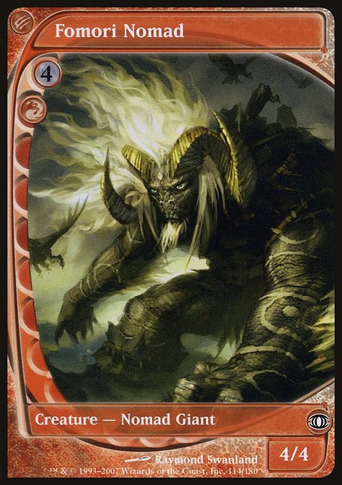 Fomori Nomad, Future Sight #114, Magic: The Gathering card