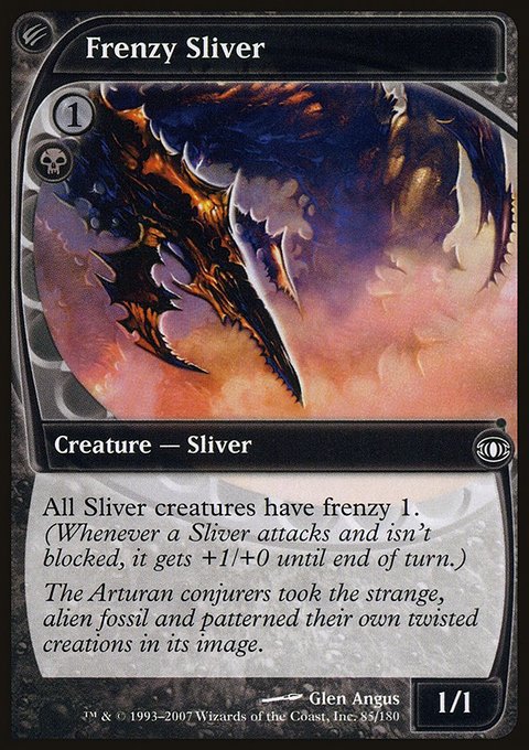 Frenzy Sliver, Future Sight #85, Magic: The Gathering card