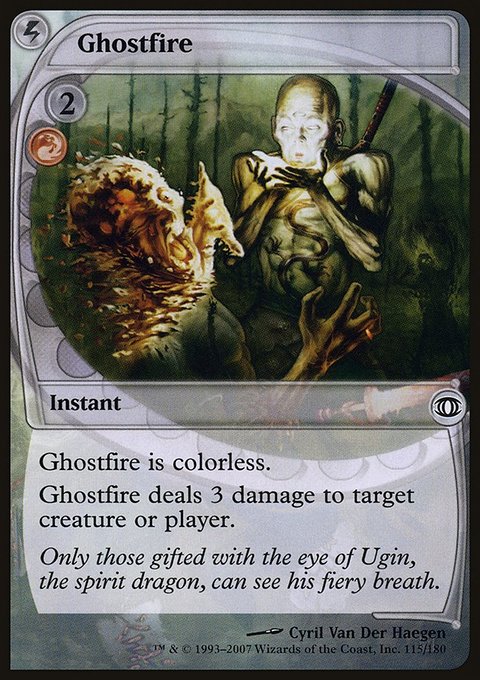Ghostfire, Future Sight #115, Magic: The Gathering card
