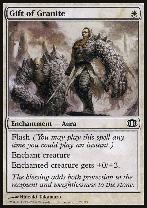 Gift of Granite, Future Sight #7, Magic: The Gathering card