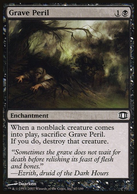 Grave Peril, Future Sight #67, Magic: The Gathering card