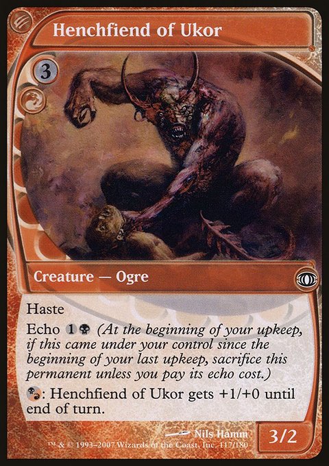 Henchfiend of Ukor, Future Sight #117, Magic: The Gathering card